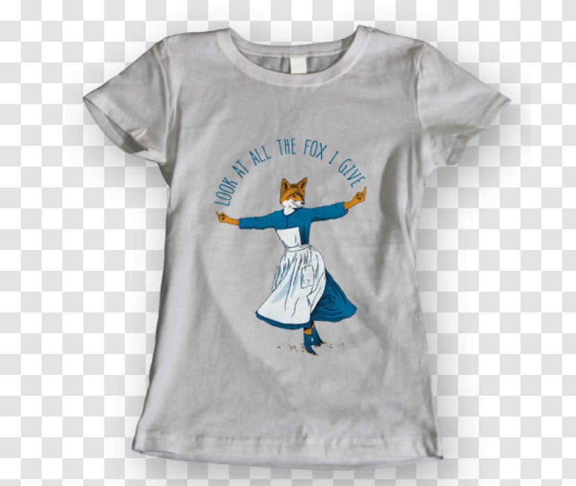 T-shirt Blouse Sleeve Crew Neck - Clothing - Watercolor Fox Transparent PNG