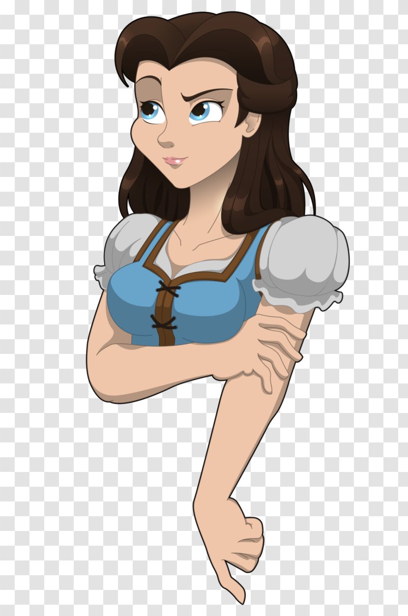 Once Upon A Time Belle Snow White Costume Art - Heart Transparent PNG