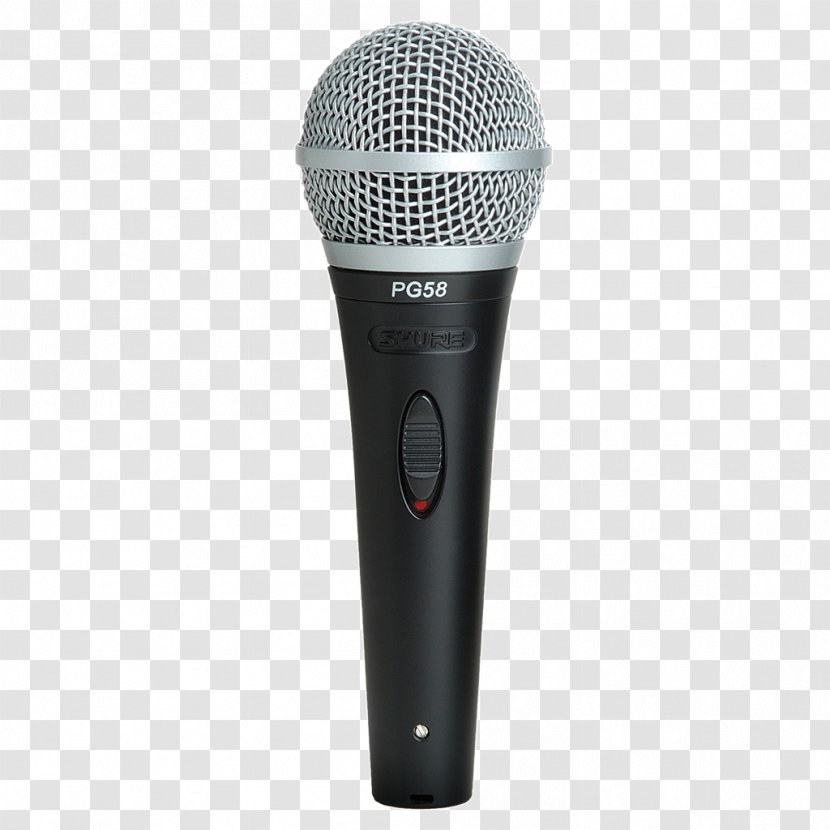 Microphone Shure SM58 SM57 XLR Connector - Cardioid Transparent PNG