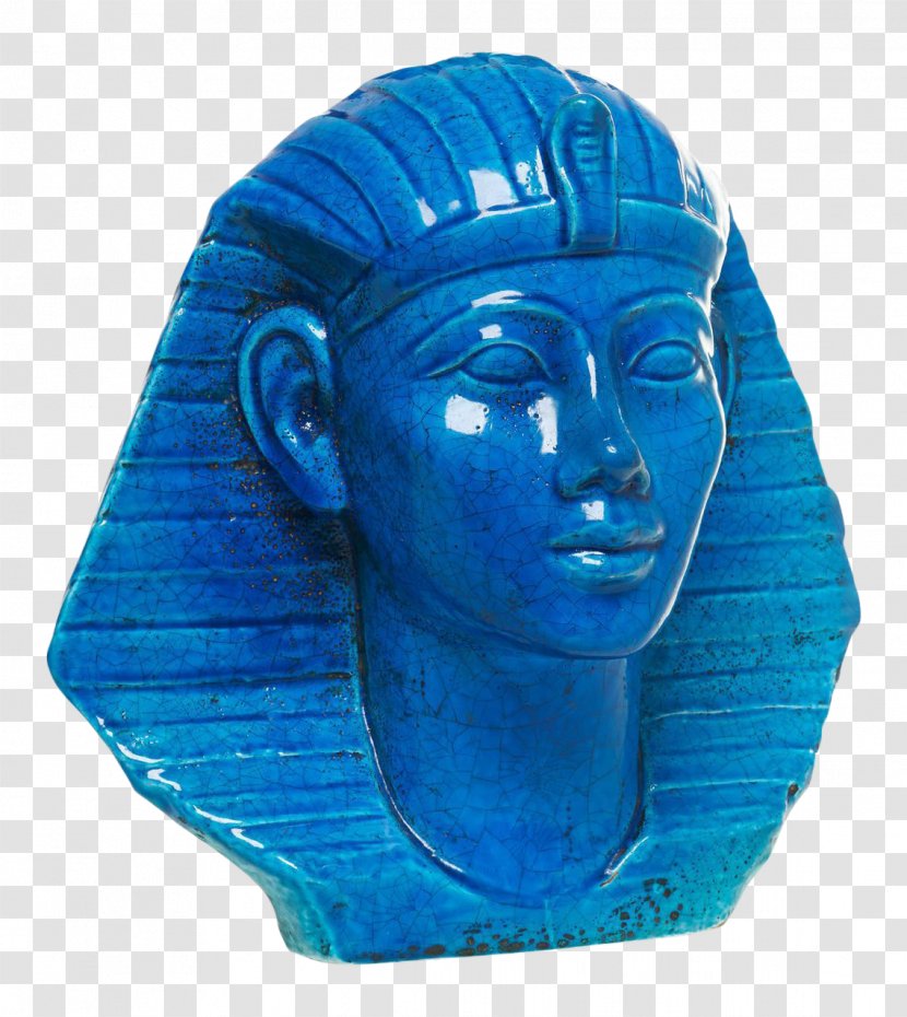 Ceramic Glaze Persian Blue New York Design Center Egyptian - Head - Sculpture Transparent PNG