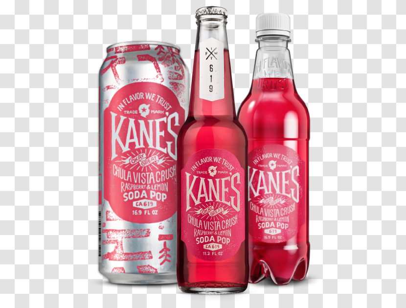 Fizzy Drinks Beer Punch Lemonade Kane’s Soda Pop - Glass Bottle Transparent PNG