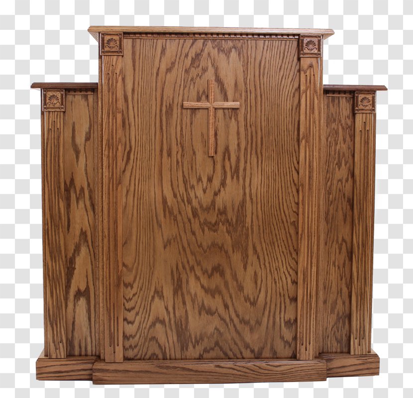 Table Furniture Pulpit Chair - Wood - Altar Transparent PNG