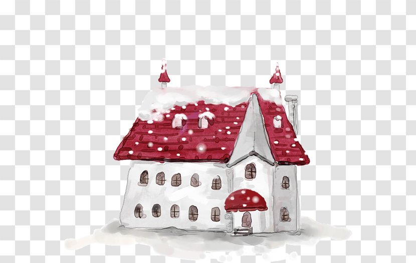 Winter Vecteur - Christmas - Love Beautiful Snow Hut Transparent PNG