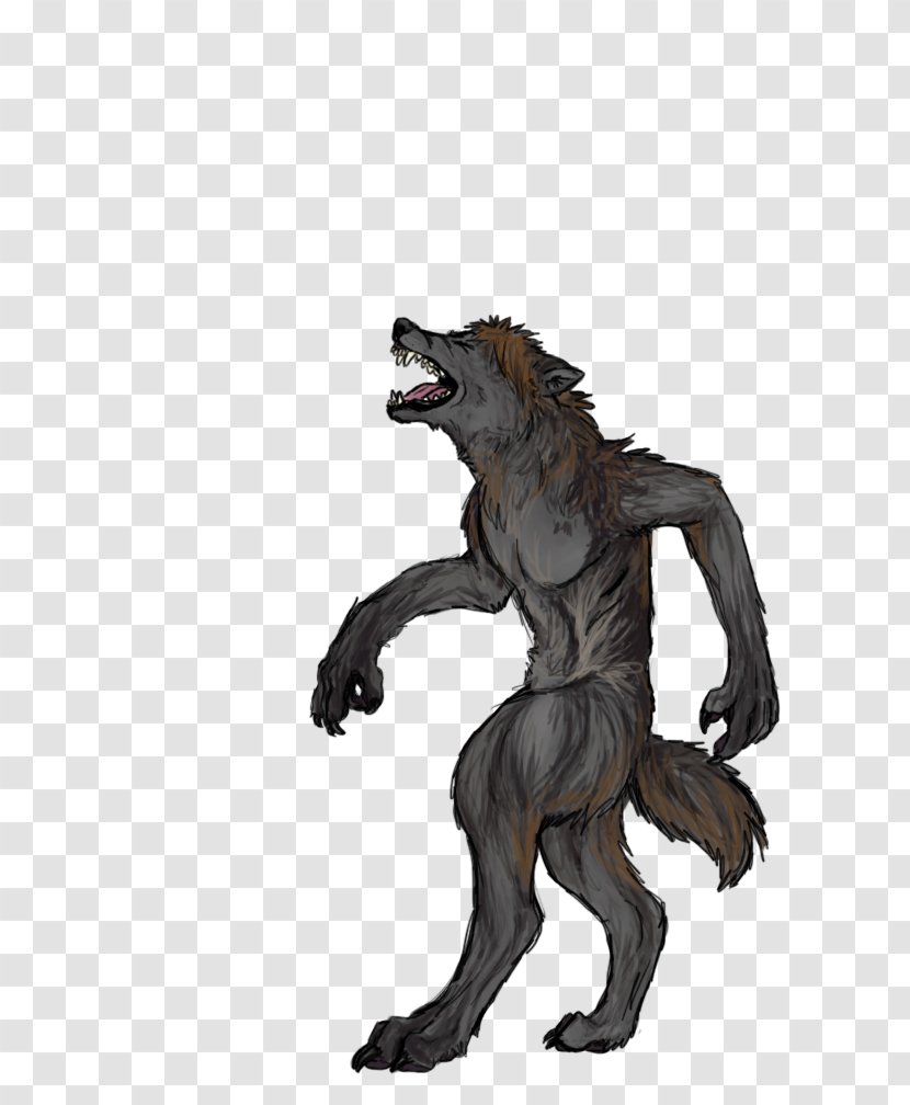 Dog Werewolf Drawing Mammal Image - Art - Wolf Coat Of Arms Transparent PNG