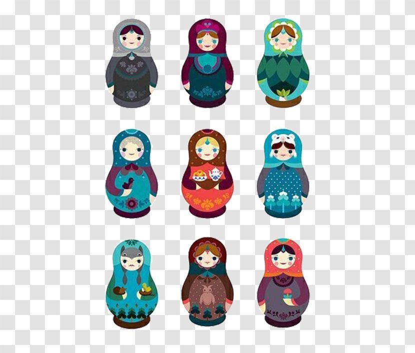 Matryoshka Doll Puppet Raggedy Ann Paper - Kokeshi - Russian Dolls Transparent PNG