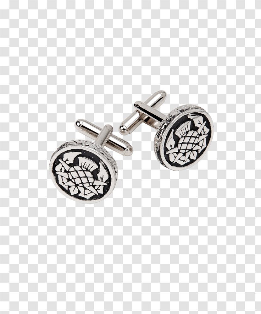 Earring Cufflink Body Jewellery Silver Royal Banner Of Scotland Transparent PNG