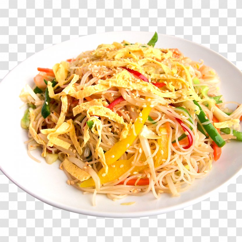 Singapore-style Noodles Chow Mein Fried Chinese Lo - Side Dish - PCR Transparent PNG
