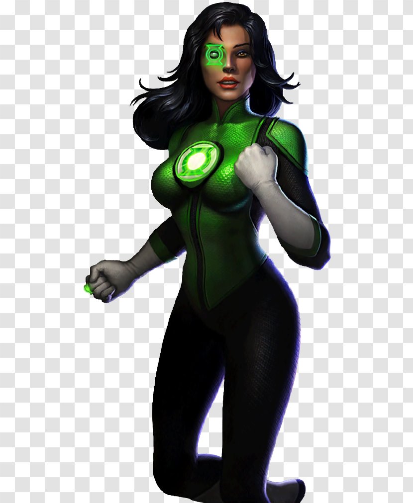 Superhero Supervillain Cartoon Character Fiction - The Green Lantern Transparent PNG