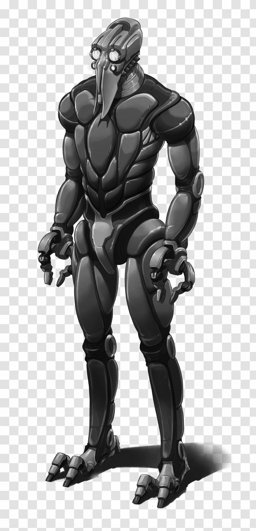 Character Armour Muscle White Fiction Transparent PNG