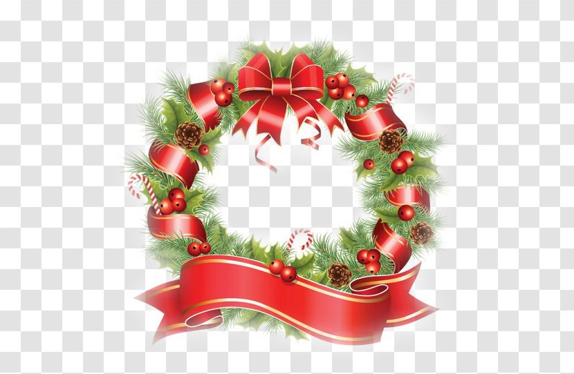 Wreath Christmas Clip Art - Pine Family Transparent PNG