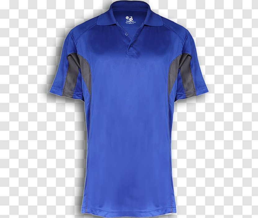 Polo Shirt Tennis Sleeve Neck - Blue Transparent PNG