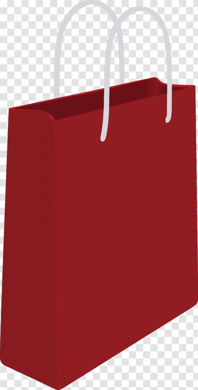 Shopping Bag Tote Brand - Red Free Vector Image Transparent PNG