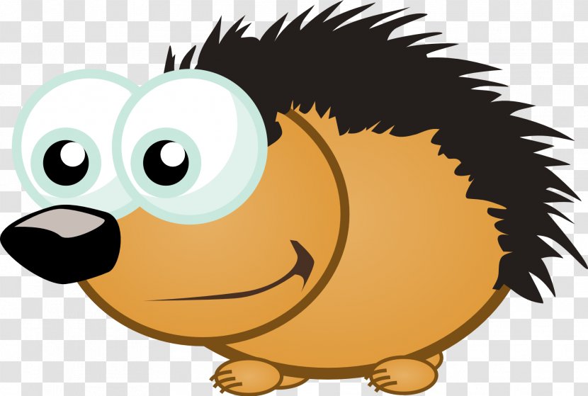 European Hedgehog Cartoon Drawing Clip Art - Fictional Character - Porcupine Cliparts Transparent PNG