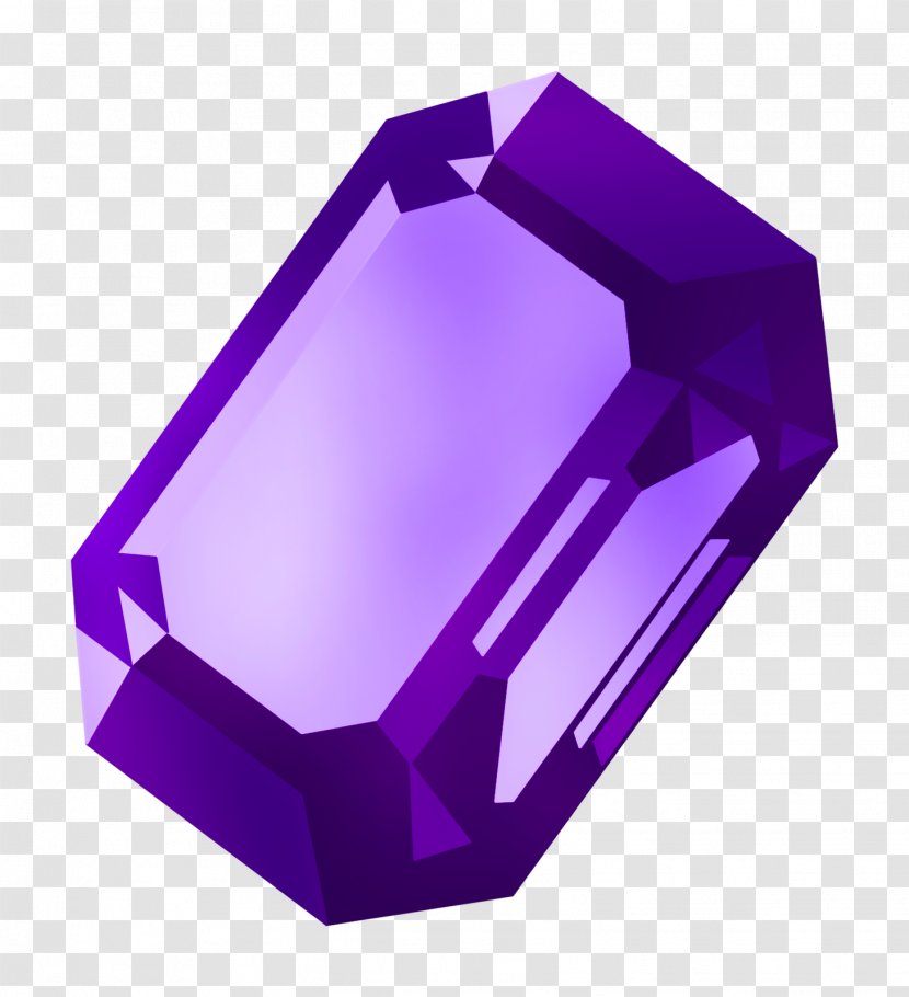Crystal Clip Art - Violet - Blue Transparent PNG