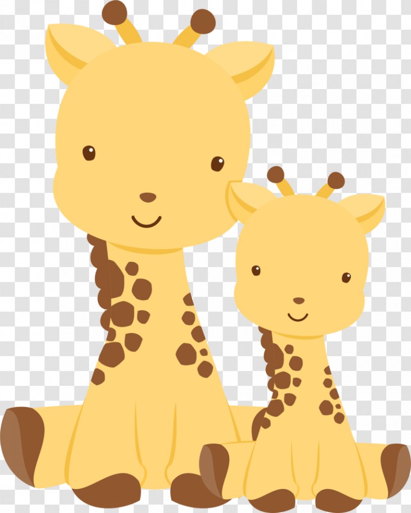 Northern Giraffe Baby Shower Infant Wedding Invitation Clip Art - Head - Vectores Transparent PNG