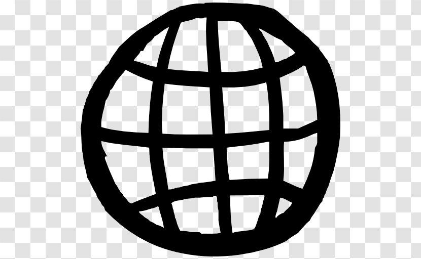 Symbol - Black And White - World Wide Web Transparent PNG
