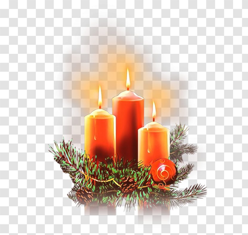 Christmas Decoration - Candle Holder - Pine Conifer Transparent PNG