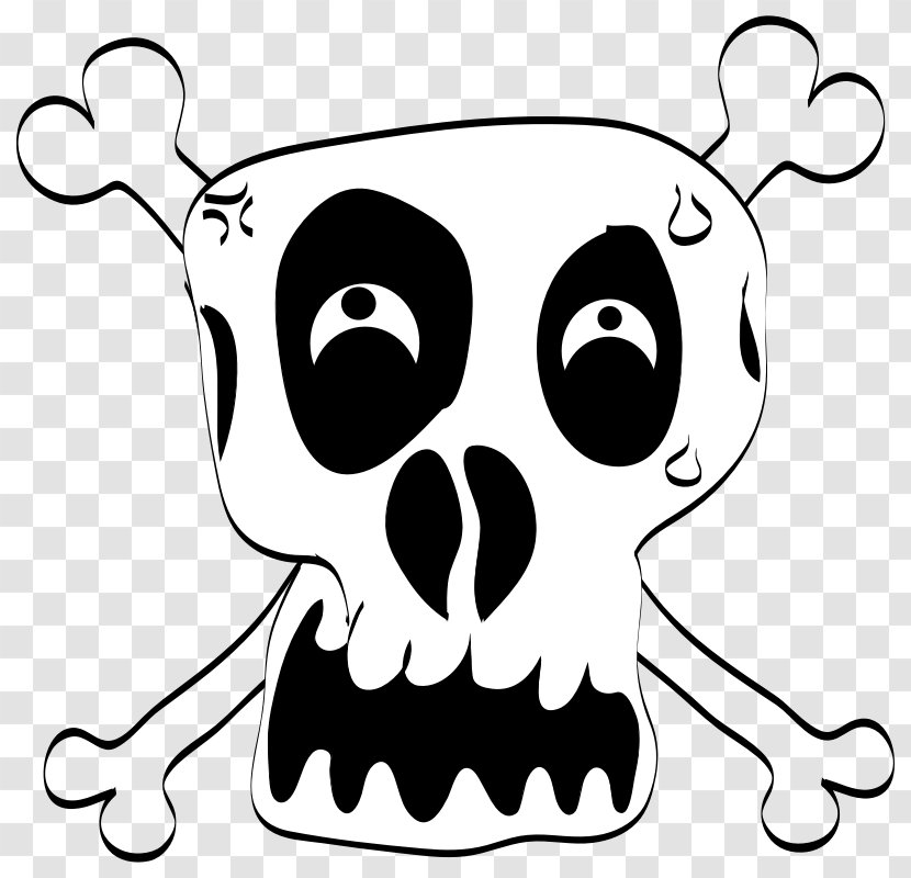 Skull Clip Art - Frame - Cartoon Images Transparent PNG