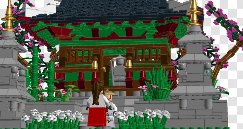 LEGO Tree Temple Game Pink Flowers - Lego Ideas Transparent PNG