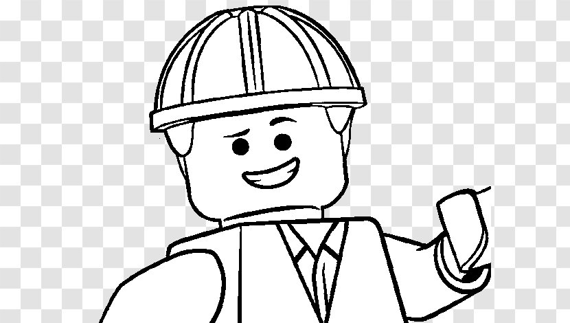 Emmet Wyldstyle Bad Cop/Good Cop Coloring Book LEGO - Silhouette - The Lego Movie Transparent PNG