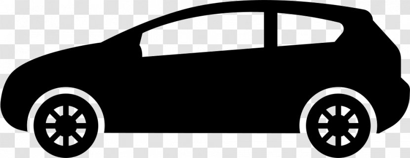Used Car Ford Motor Company Minivan - Black And White Transparent PNG
