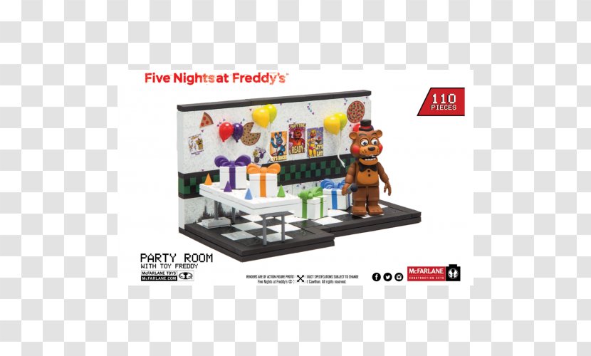 Five Nights At Freddy's 2 Freddy's: Sister Location 4 McFarlane Toys - Action Toy Figures Transparent PNG