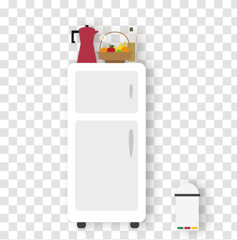 Cooking In The Kitchen Refrigerator Euclidean Vector - White Transparent PNG