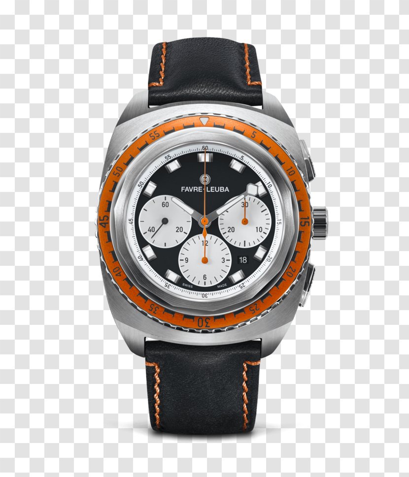 Favre-Leuba Diving Watch Automatic Chronograph - Strap Transparent PNG