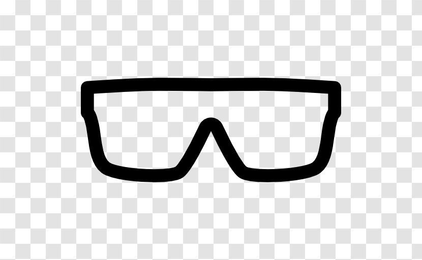 Goggles Sunglasses Line - Glasses Transparent PNG