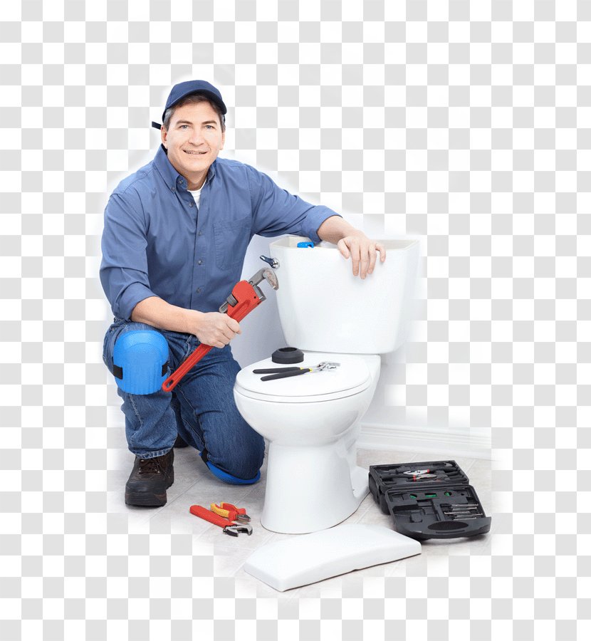 Plumbing Plumber Home Repair Flush Toilet - Handyman Transparent PNG