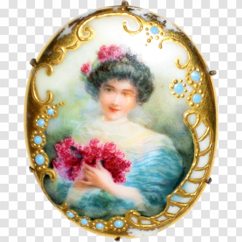 Christmas Ornament Day Jewellery - Victorian Painted Lady Transparent PNG