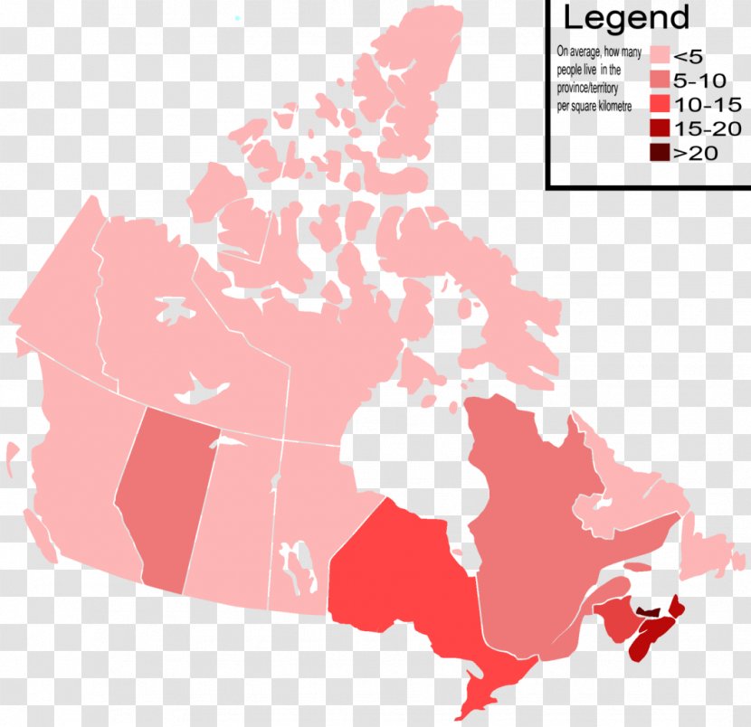 Canada United States Vector Map - Blank Transparent PNG