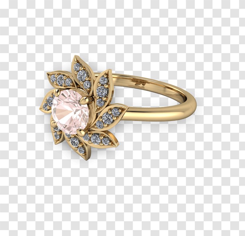 Engagement Ring Wedding Diamond Flower Transparent PNG