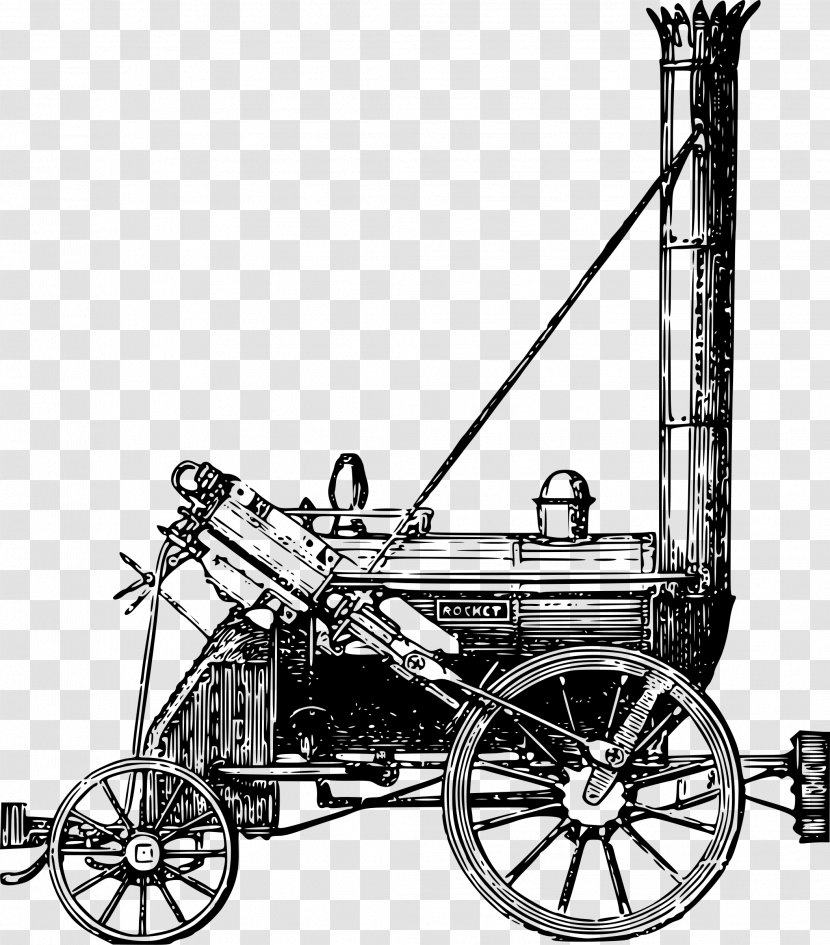 Rail Transport Stephenson's Rocket Train Locomotive - Small Transparent PNG