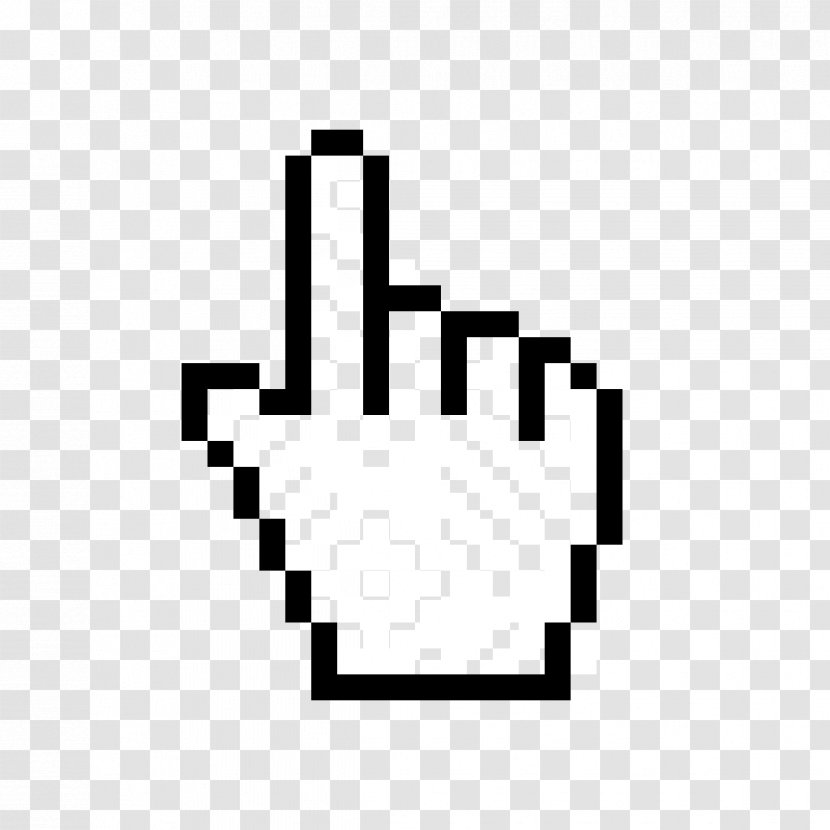 Computer Mouse Pointer Cursor - Index Finger Transparent PNG