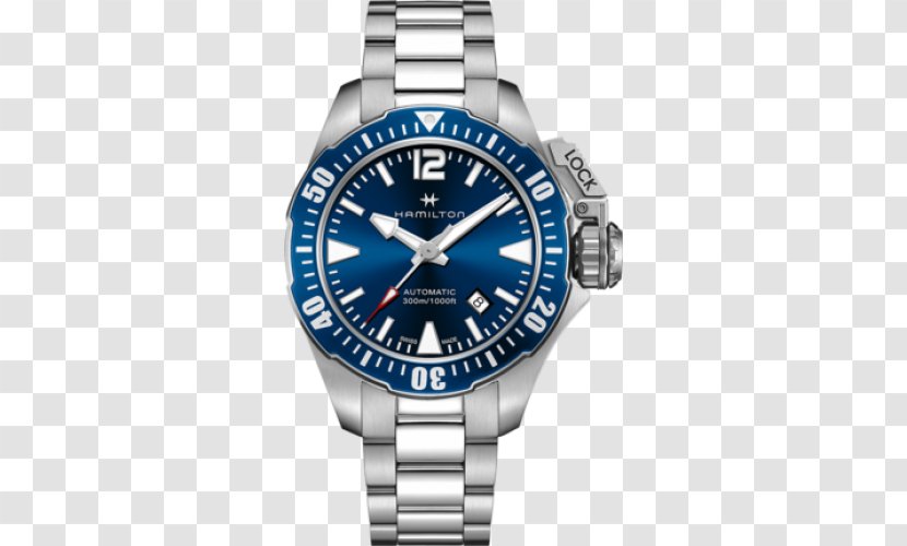 Diving Watch Hamilton Company Automatic Frogman - Strap Transparent PNG