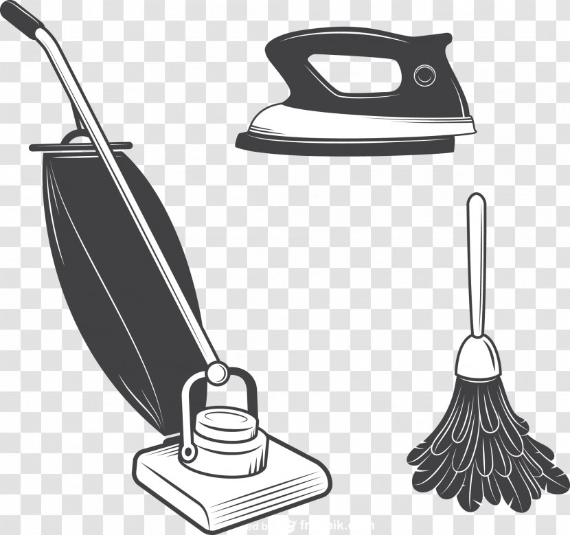 Vacuum Cleaner Cleaning Mop Clip Art - Iron Transparent PNG