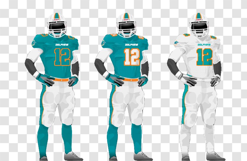 2018 Miami Dolphins Season Hard Rock Stadium Jersey Uniform - NFL Transparent PNG