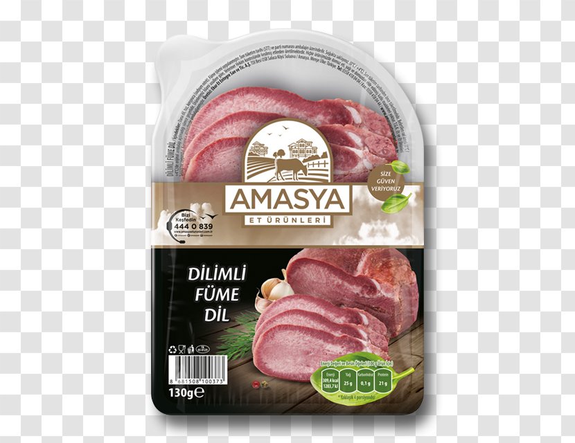 Back Bacon Pastirma Salami Ham Sujuk - Silhouette Transparent PNG