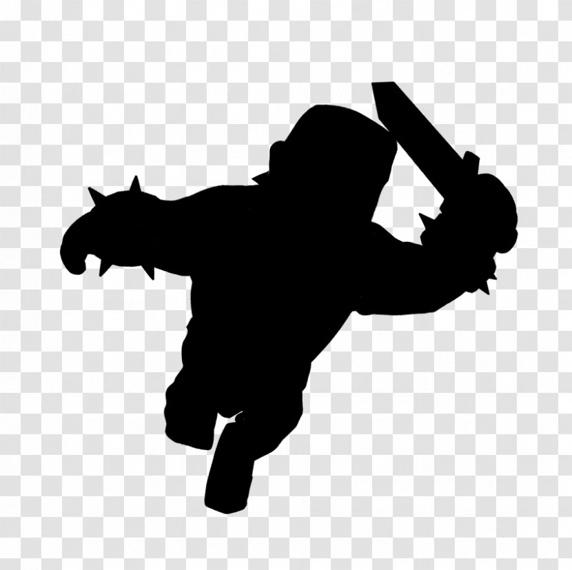 Clash Of Clans Royale Silhouette Barbarian - Human Behavior Transparent PNG