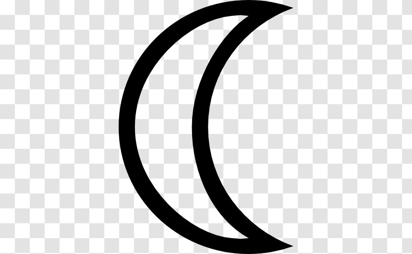 Crescent Lunar Phase Moon Shape - Symbol Transparent PNG