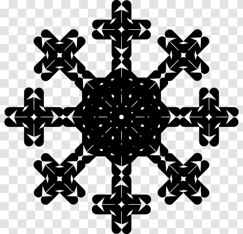 Snowflake Ice Clip Art Transparent PNG