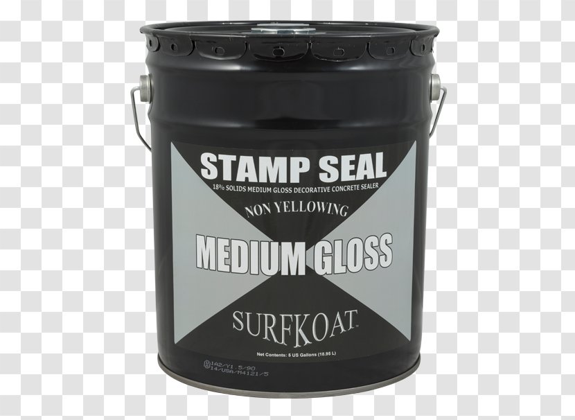 Concrete Sealer Sealant Decorative Stamped - Seal Transparent PNG
