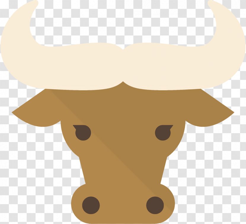 Bovine Clip Art Cartoon Working Animal Snout - Water Buffalo Cowgoat Family Transparent PNG