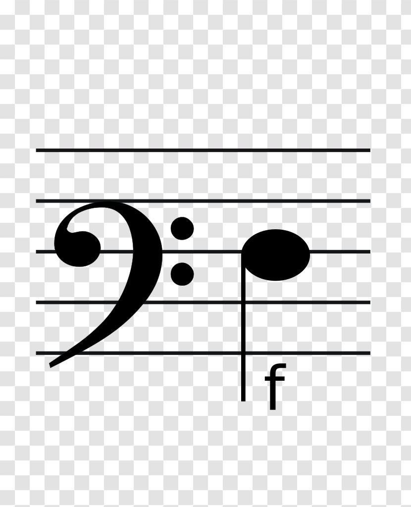 Clef Bass Musical Note Staff - Flower - Picture Of Quarter Transparent PNG
