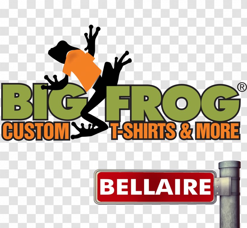 Big Frog Custom T-shirts & More Of New Braunfels T-Shirts Valrico - Tshirts - BrandonT-shirt Transparent PNG