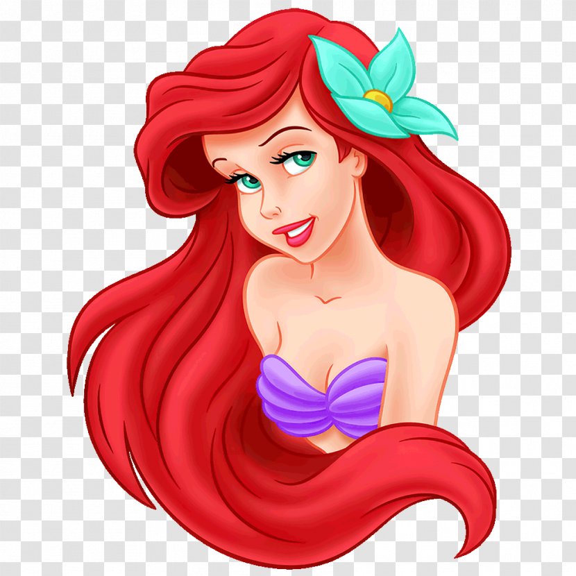 Ariel The Little Mermaid Princess Aurora Sebastian - Flower Transparent PNG