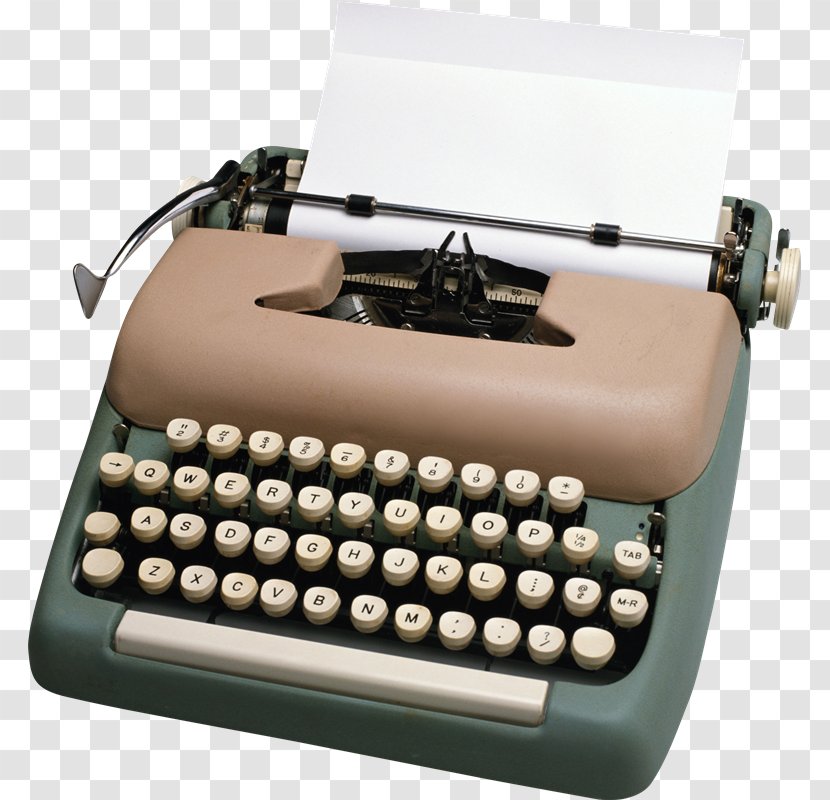 Old Typewriters Writing Paper - Maquina Transparent PNG