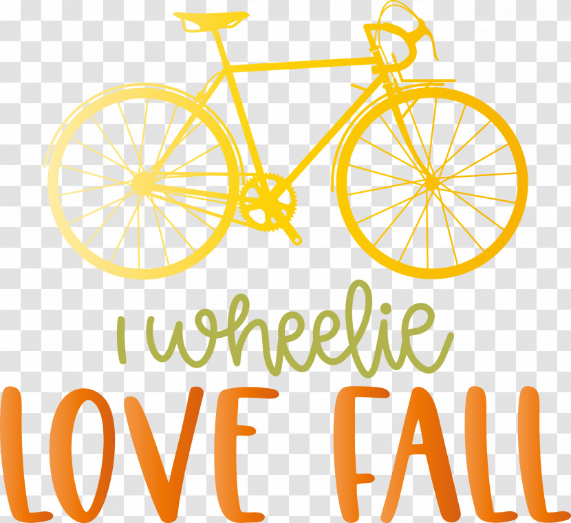 Love Fall Love Autumn I Wheelie Love Fall Transparent PNG