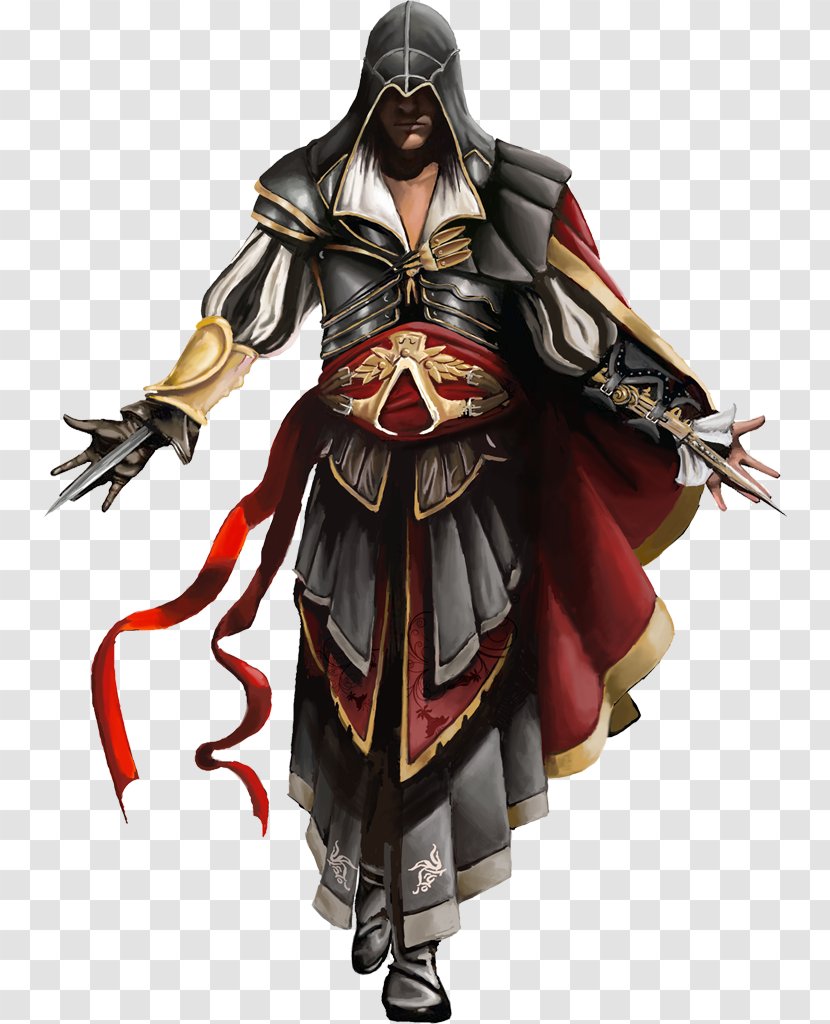 Assassin's Creed III Creed: Revelations IV: Black Flag Origins Syndicate - Action Figure - Ezio Trilogy Transparent PNG